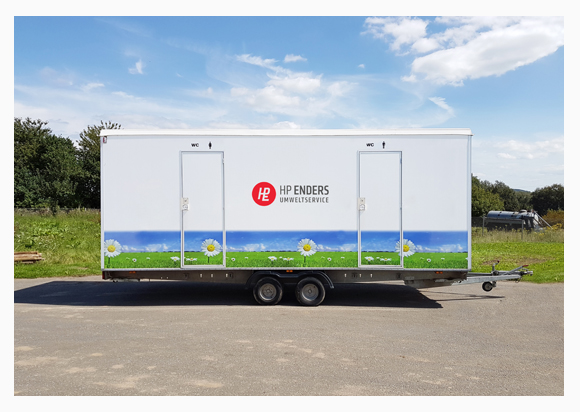 Toilettenwagen Stadtfest